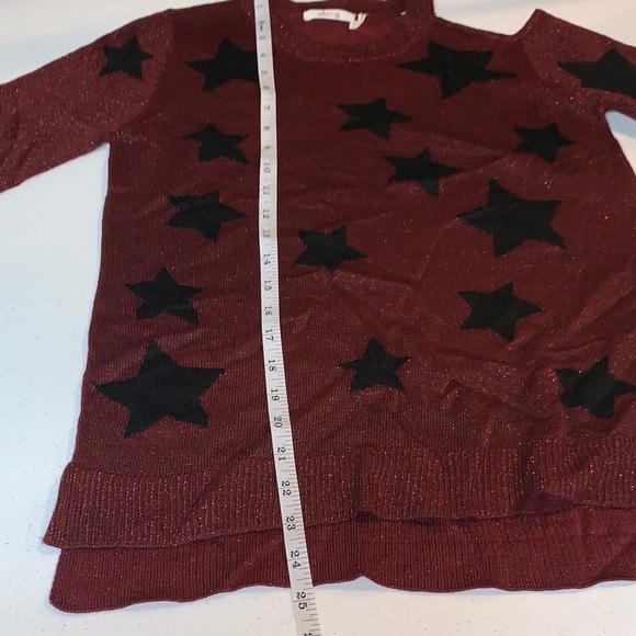 Burgundy Star Sweater - Picture 10 of 11